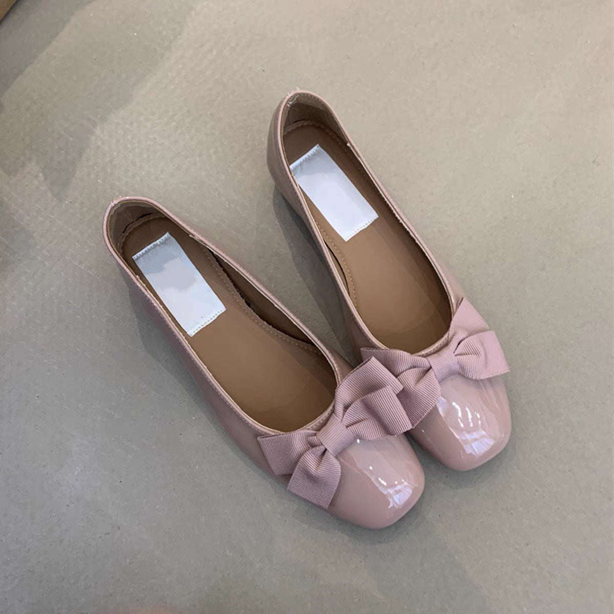 Damen Ballerinas Elegant Schleifen Design Komfort