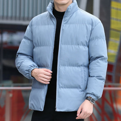 Herren Winterjacke Steppjacke Reißverschluss Warm Isoliert