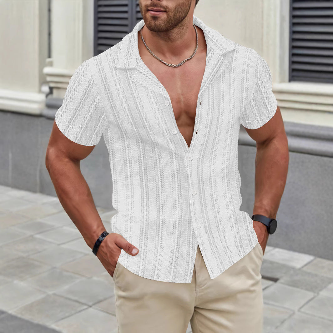 Herren Kurzarmhemd Premium Qualität Berlin Style - BerlinGlamour