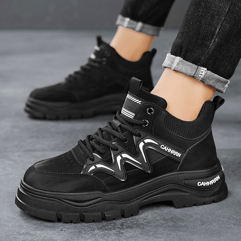 Damen Sport-Sneaker High-Top Schwarz Outdoor - BerlinGlamour