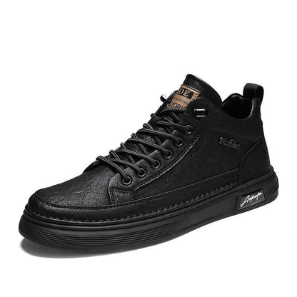 Damen Sneaker High-Top Strapazierfähig Robust Schwarz