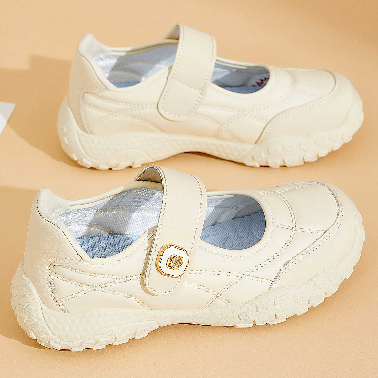 Damen Schuhe Bequem Klettverschluss Comfort Schuhe - BerlinGlamour