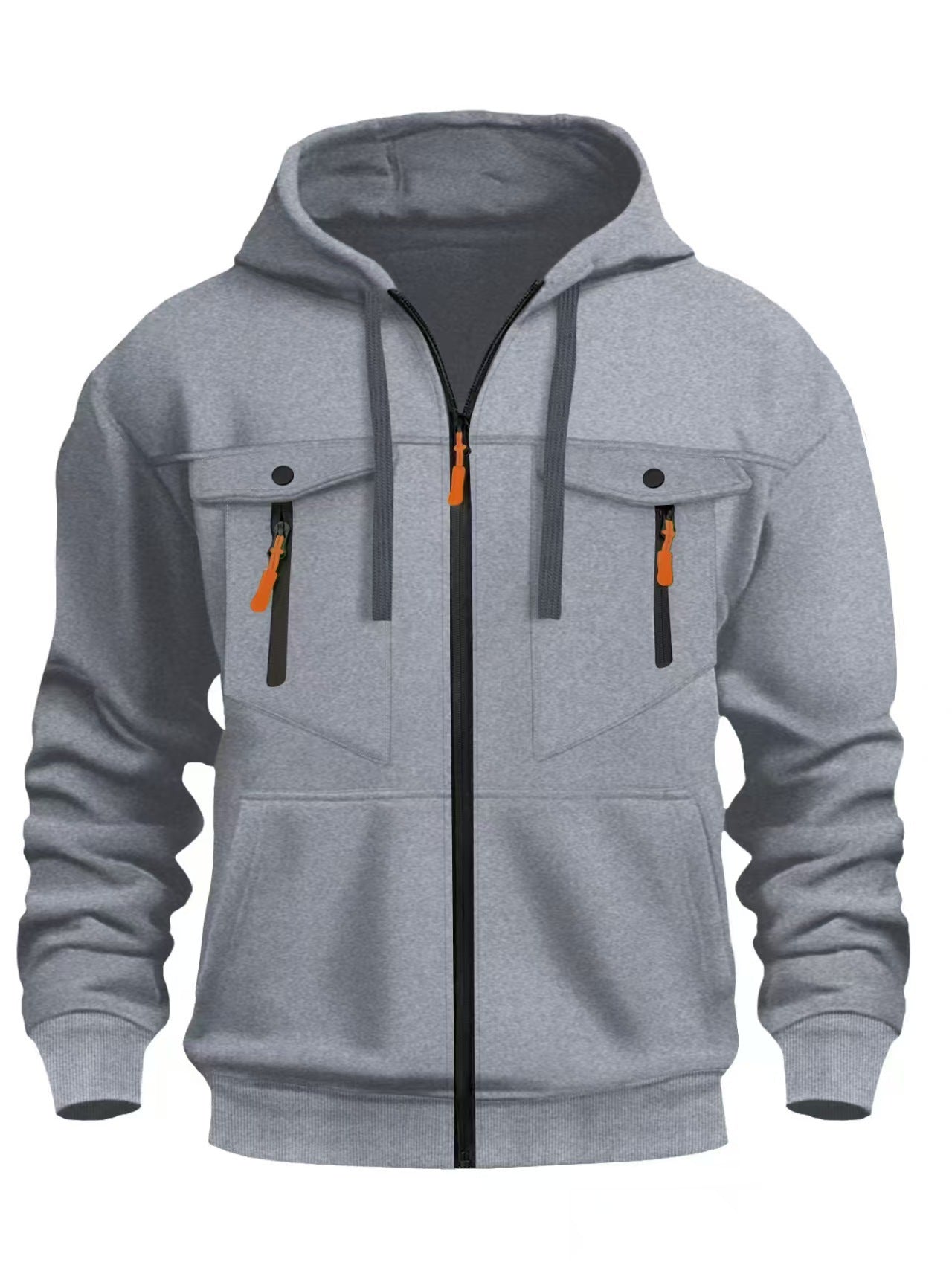 Herren Outdoorjacke Wasserdicht mit Reißverschlusstaschen
