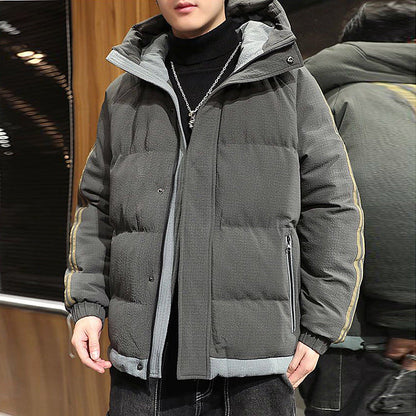 Herren Winterjacke Isoliert Gesteppt Wasserabweisend