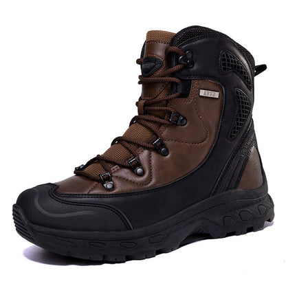 Wasserdichte Herren Trekkingstiefel Knöchelschutz Rutschfest