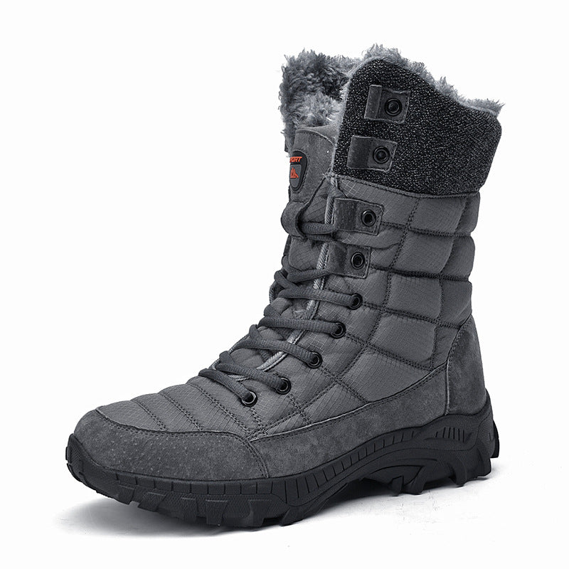Damen Winterstiefel Warm Gefüttert Rutschfest Hoch