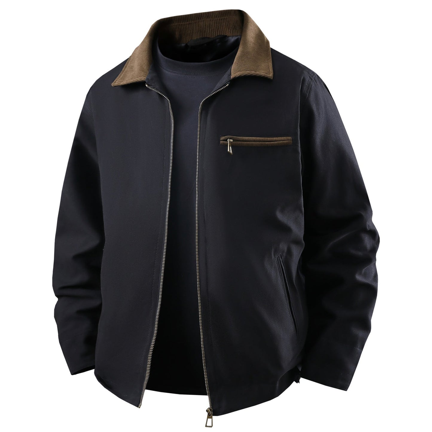 Herren Outdoor-Jacke Multifunktions mit abnehmbarem Kragen Wasserabweisend