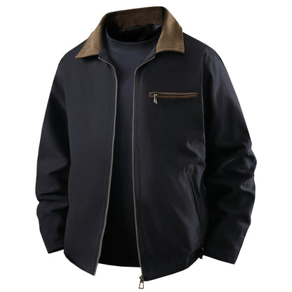 Herren Outdoor-Jacke Multifunktions mit abnehmbarem Kragen Wasserabweisend