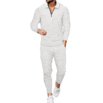 Herren Freizeit-Set Modern Lässig Reißverschluss