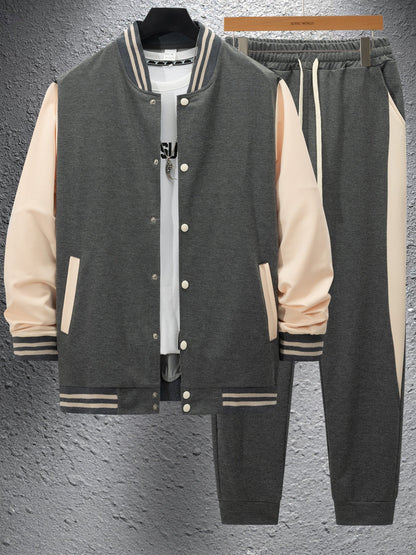 Herren Freizeit-Set Modern mit Bomberjacke und Jogginghose