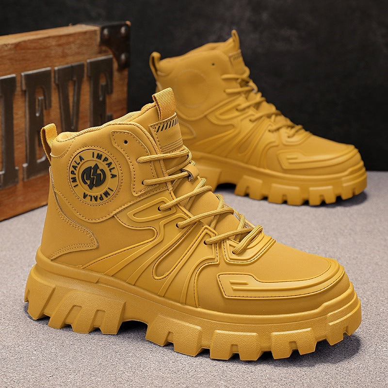 Damen High-Top Stiefel Robust Winterstiefel Rutschfest