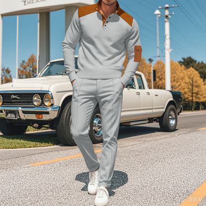 Herren Sportset Funktionell Strukturiert Modern
