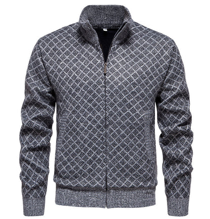 Herren Sweatjacke Gesteppt Warm Modern