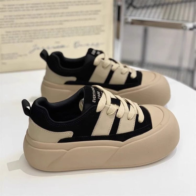 Damen Sneaker Hohe Sohle Atmungsaktiv Sportlich - BerlinGlamour