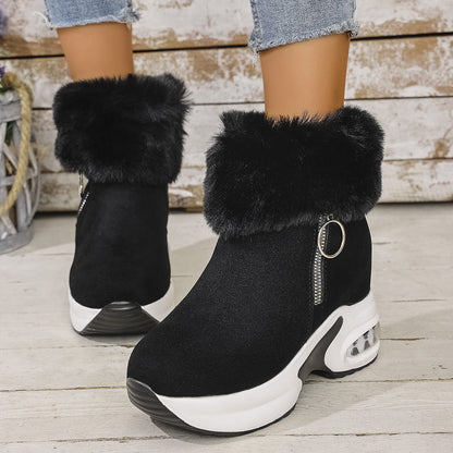 Damen Stiefel Warm Flauschig Sneaker Winter
