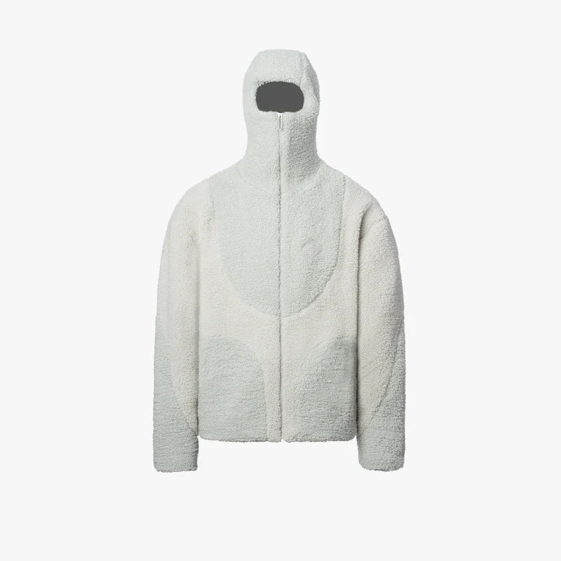 Herren Teddyjacke Warm Mit Kontrastnähten Elegant