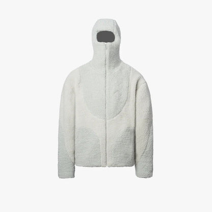 Herren Teddyjacke Warm Mit Kontrastnähten Elegant