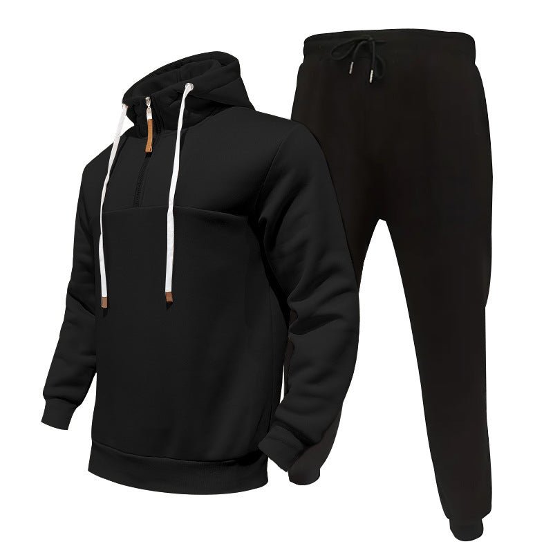 Herren Sportswear Set Hoodie Jogginghose Grau Komfort
