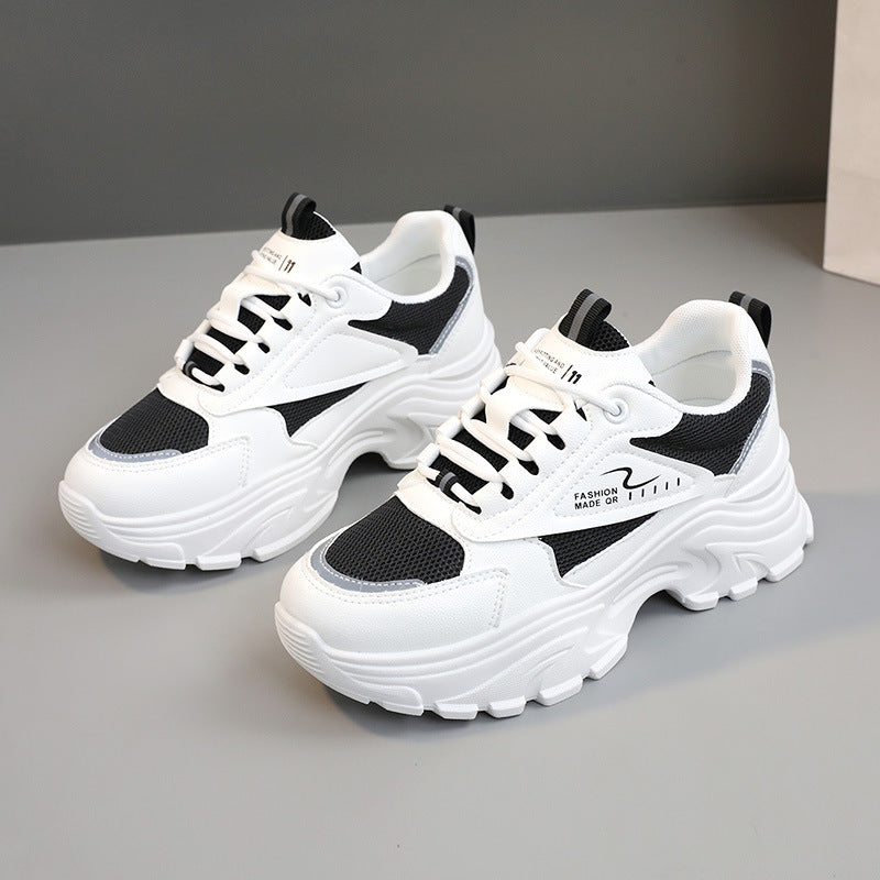 Damen Sneaker Chunky Sportlich Bequem Mit Stoßdämpfung