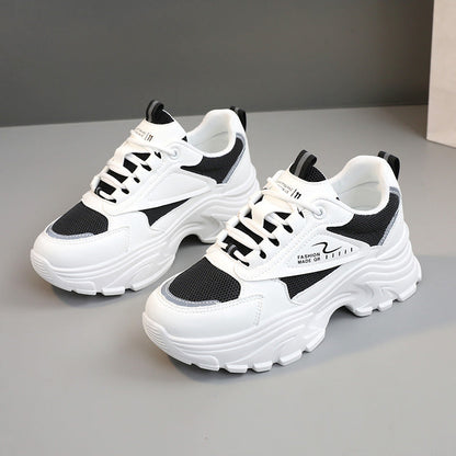 Damen Sneaker Chunky Sportlich Bequem Mit Stoßdämpfung