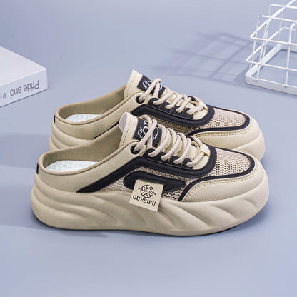 Damen Sneaker Atmungsaktiv Netzstruktur Weich Laufsohle