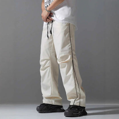 Herren SportHose Freizeit mit Kontraststreifen elastisch