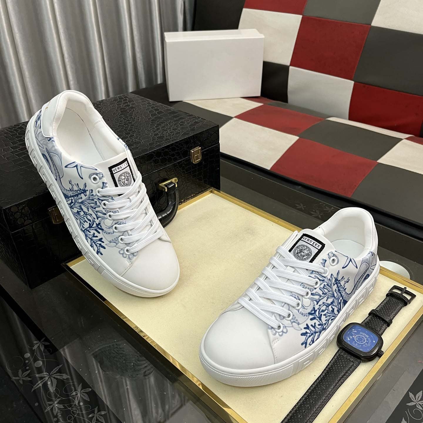 Damen Sneaker Komfort Schuhe Grafik Design Sportlich
