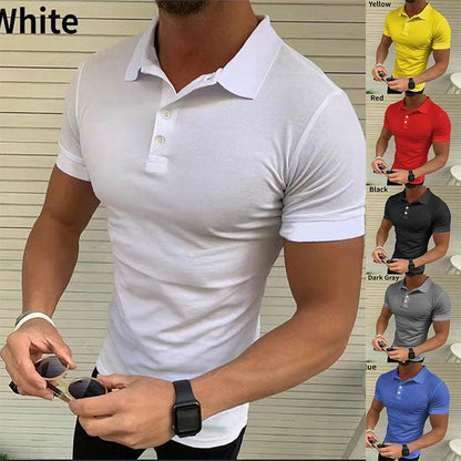 Herren Polohemd Slim Fit Moderner Kragen - BerlinGlamour