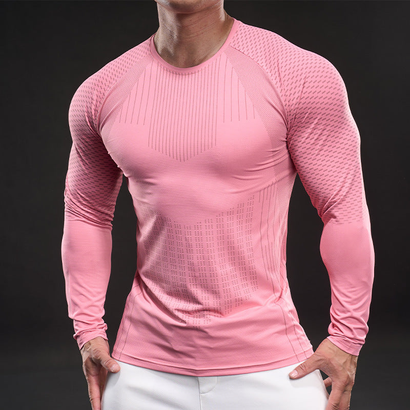 Herren Funktionsshirt Langarm atmungsaktiv Mesh Technologie - BerlinGlamour