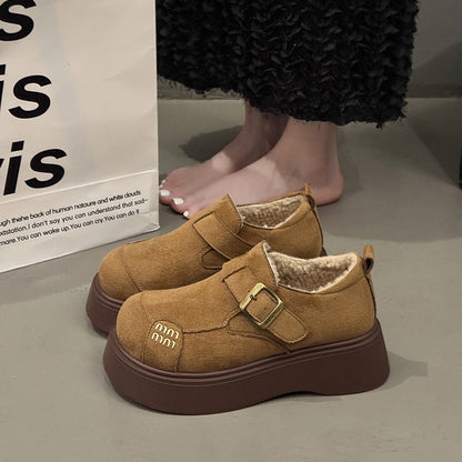 Damen Clogs Bequem Schnallenverschluss Dicker Boden