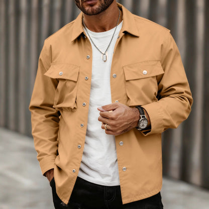 Herren Outdoor Jacke Funktionstaschen Modern
