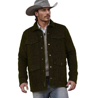 Herren Outdoor-Jacke Robust mit Taschen Übergröße