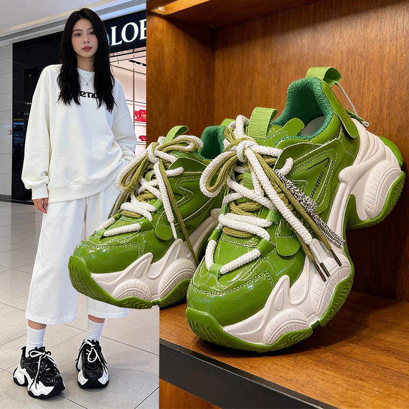 Damen Sportschuhe atmungsaktiv modisch weiß - BerlinGlamour