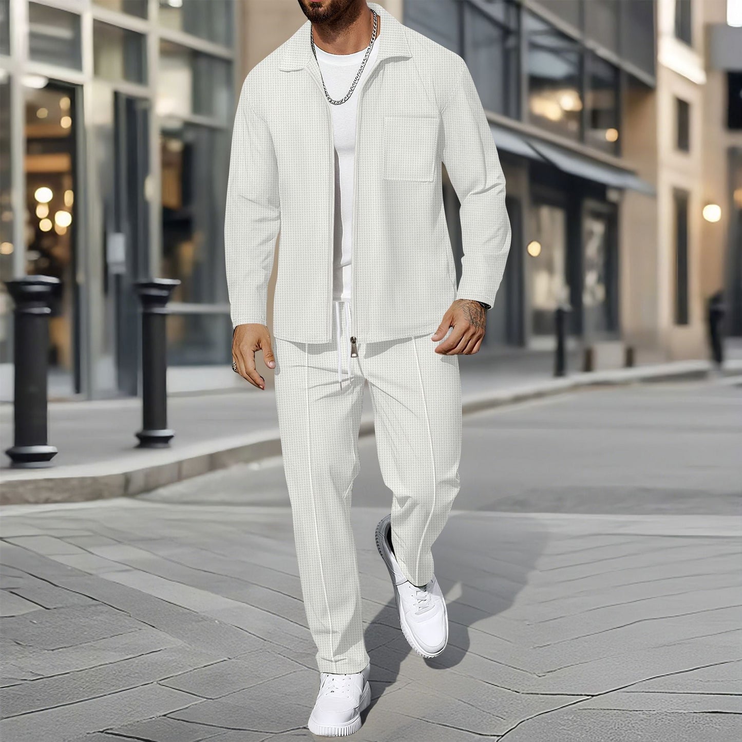 Herren Anzug Set Modern Slim Fit Zweiteiler