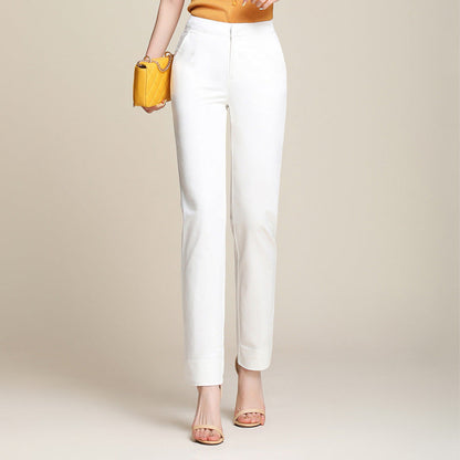 Damen Skinny Jeans Hose High Waist Schmal