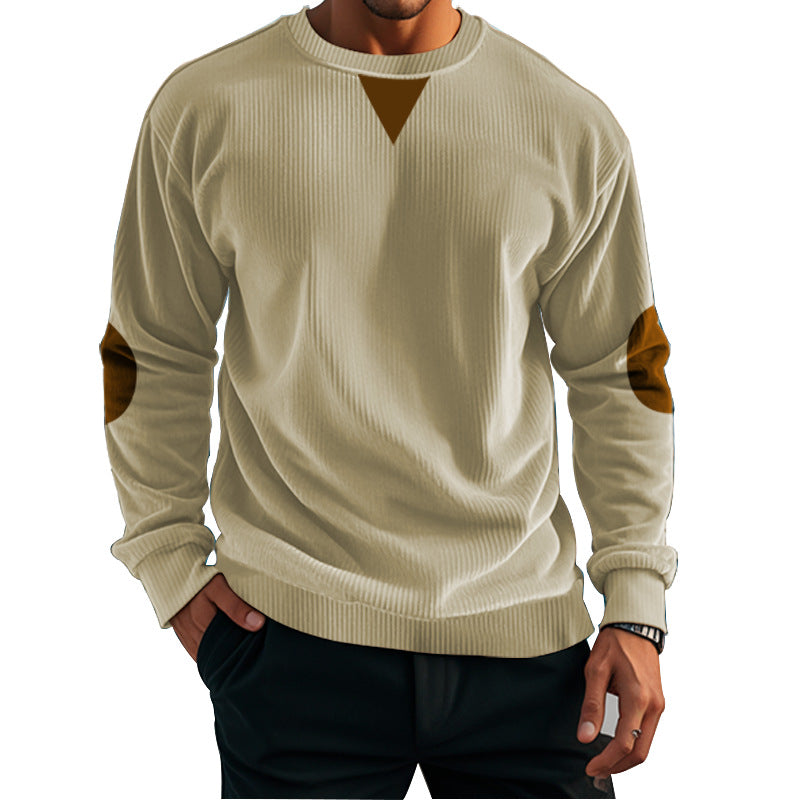 Herren Fleece Pullover Warm Komfortabel Mit Struktur