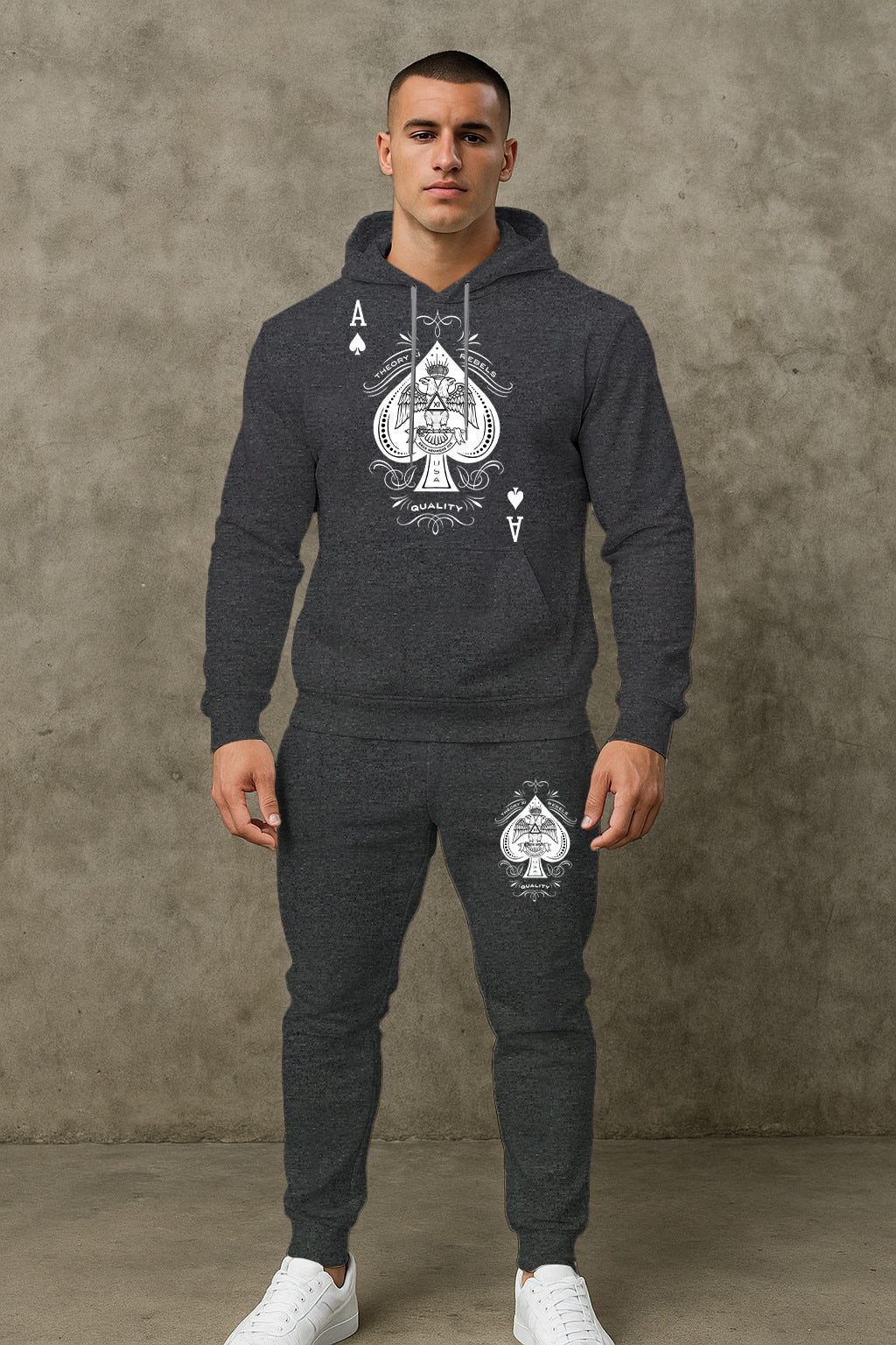 Herren Hoodie Sportlich mit Grafik-Design