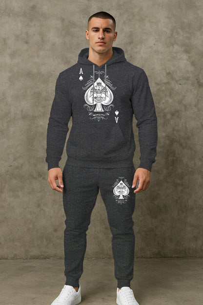 Herren Hoodie Sportlich mit Grafik-Design