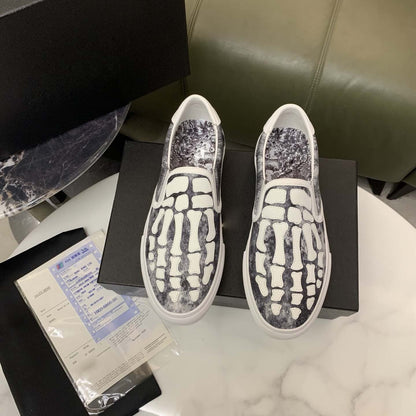 Damen Sneaker Slip-On Weiche Sohle Rutschfest