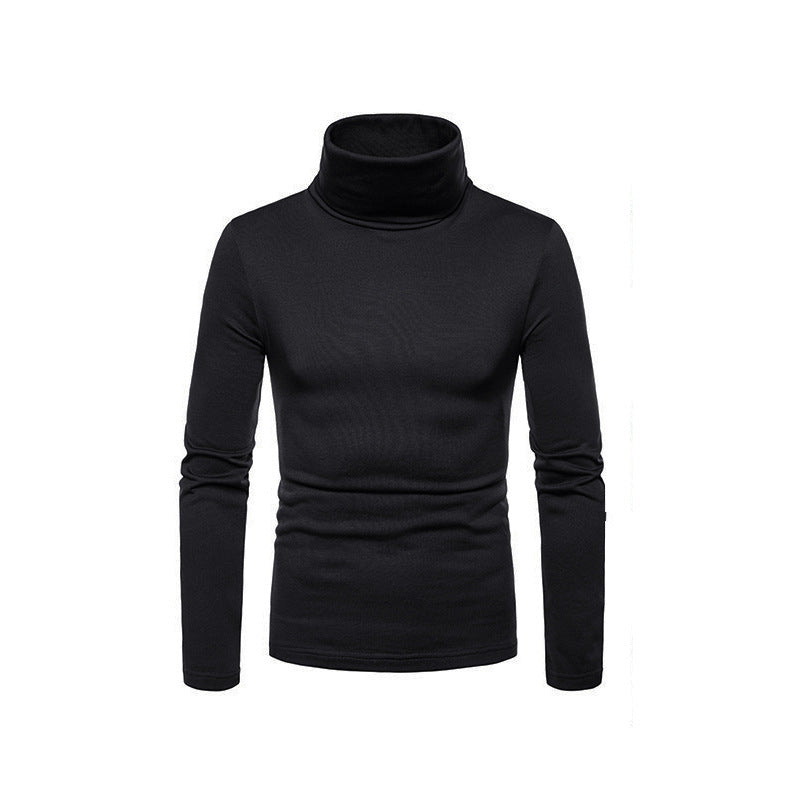 Herren Rollkragenpullover Weich Stretch Modern