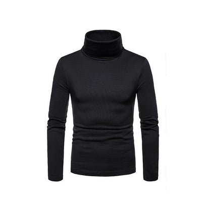 Herren Rollkragenpullover Weich Stretch Modern