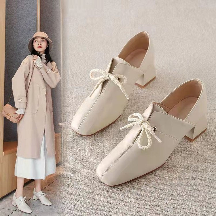 Damen Schnürschuhe Elegant Absatz Schuhe für Frauen - BerlinGlamour