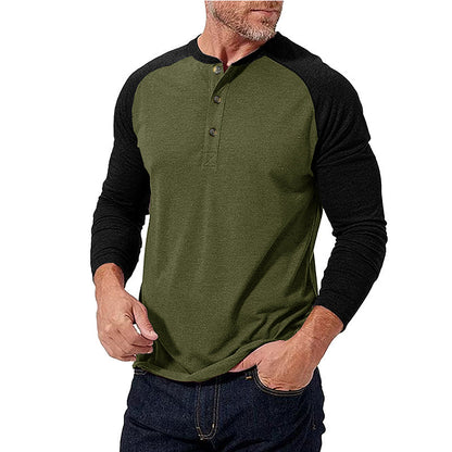 Herren Baseballshirt Sportlich Grau Berlin