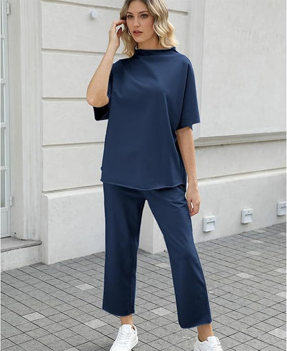 Damen Lounge Set Baumwoll gemütlich