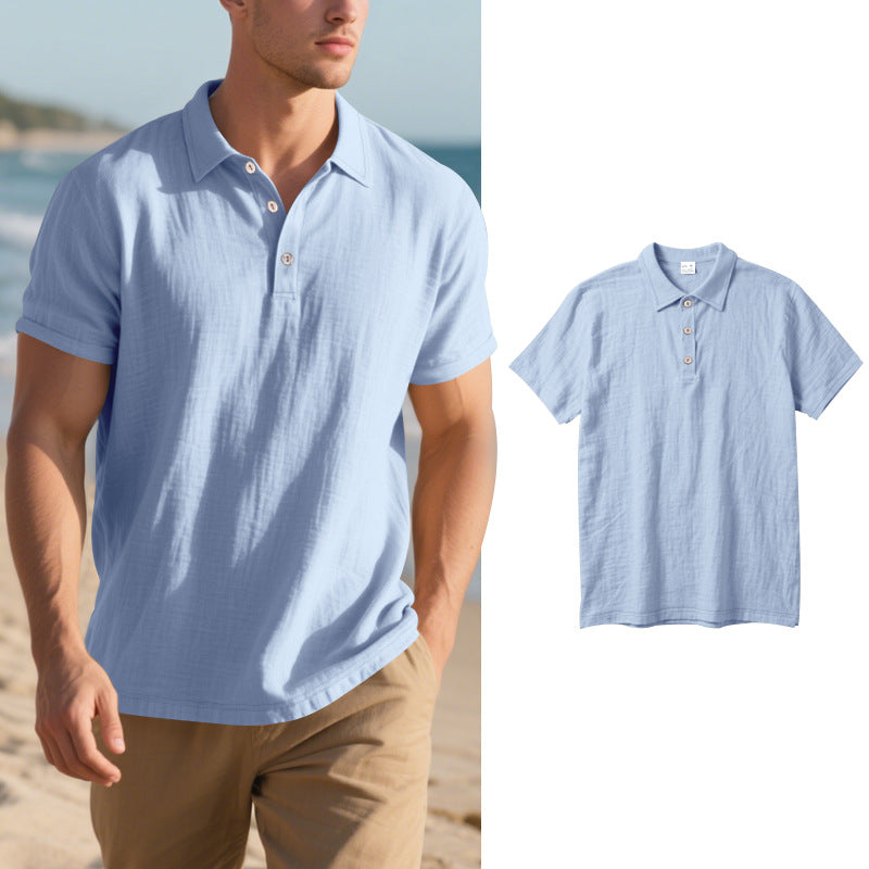 Herren Poloshirt Kurzarm Baumwolle Klassisch Modern