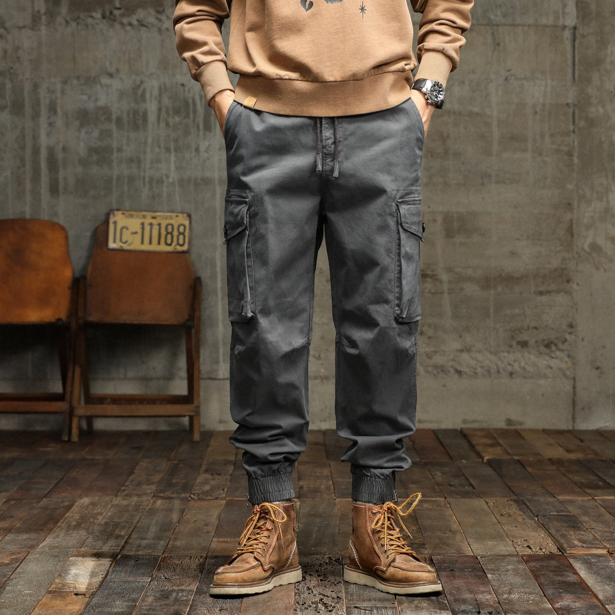 Herren Cargo-Hose atmungsaktiv Multifunktional