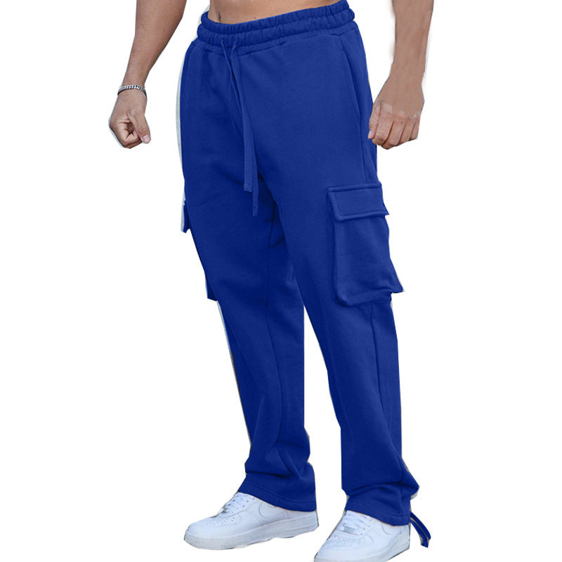 Herren Jogginghose Cargo Bequem atmungsaktiv Elastisch