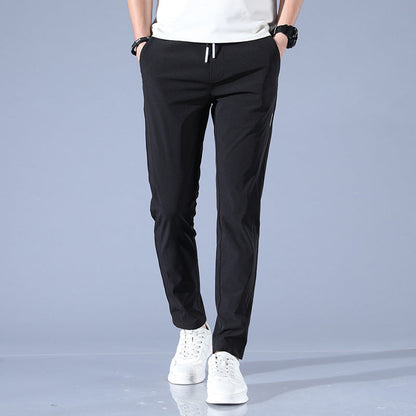 Herren Sportpants mit Kordelzug und Reißverschlusstaschen