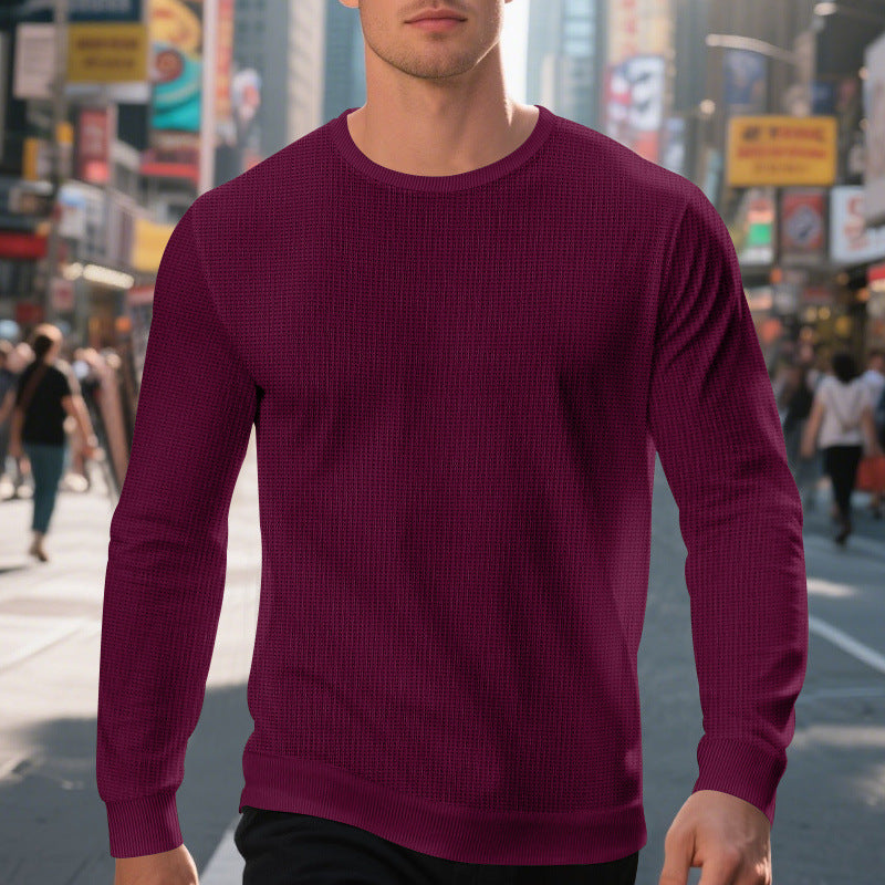 Herren Pullover Langarm Hochwertig Modern