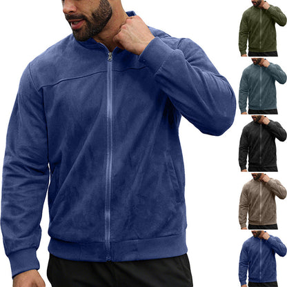 Herren Bomberjacke Modern mit Weicher Innenfütterung und Elastischen Ärmeln - BerlinGlamour